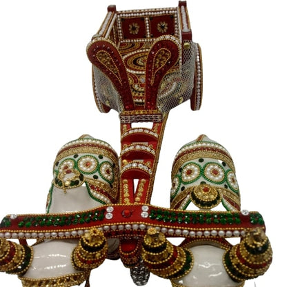 Kanha ji Moti Decorated Rath /Chariot/Bull Cart
