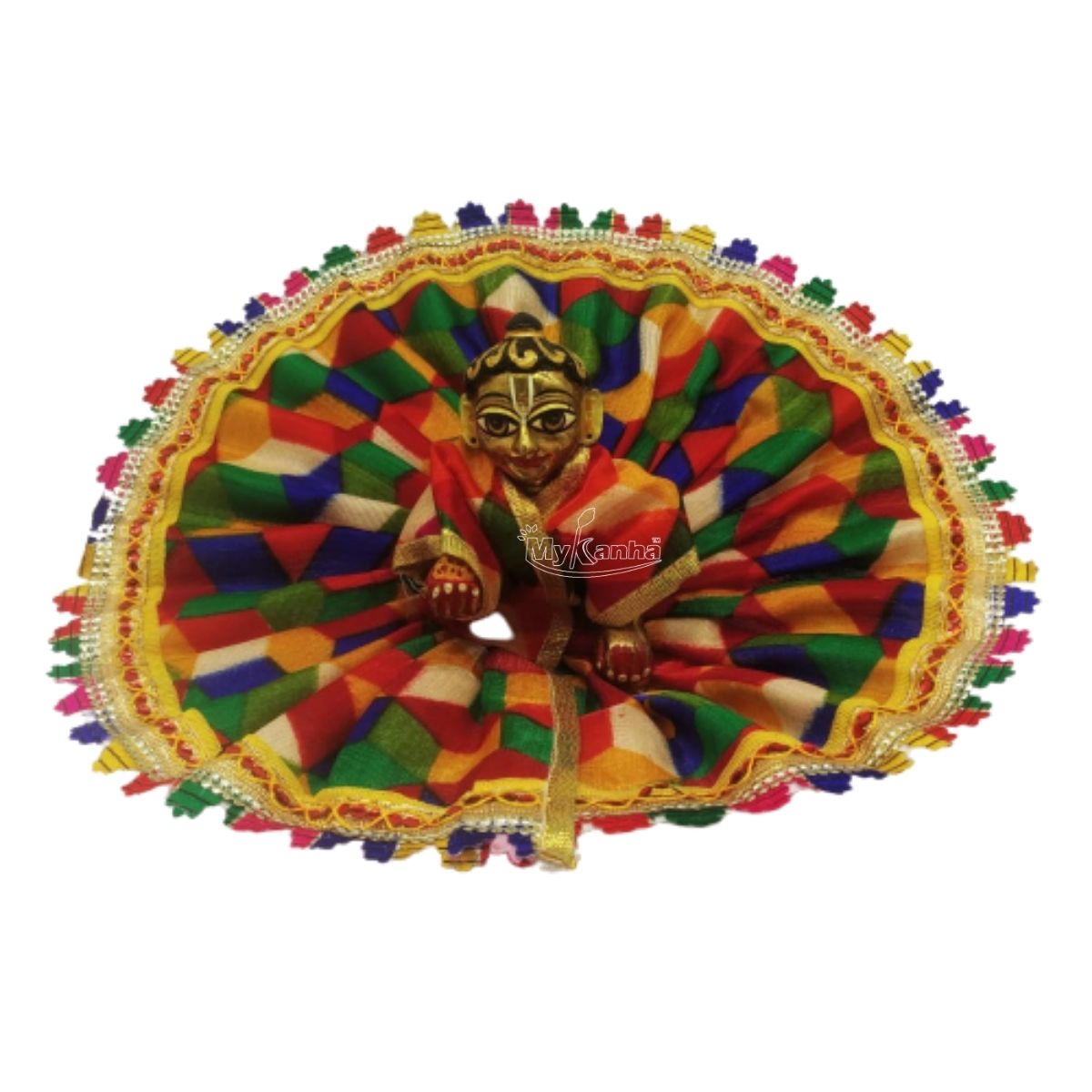 Multicolor Dress For Laddu Gopal