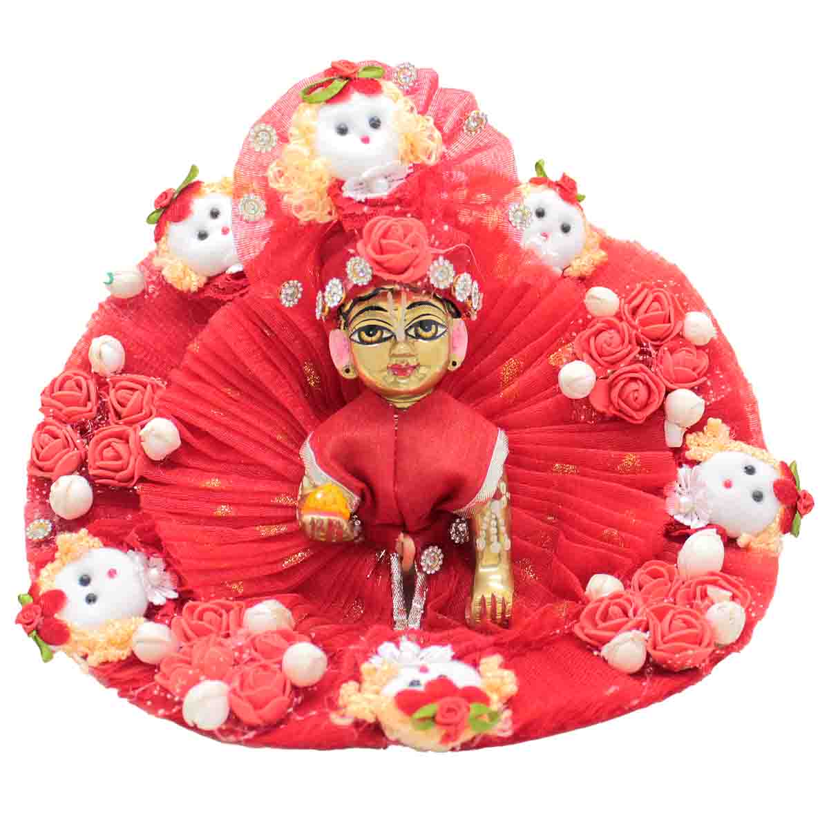 Chirstmas special dress for Laddu Gopal Ji