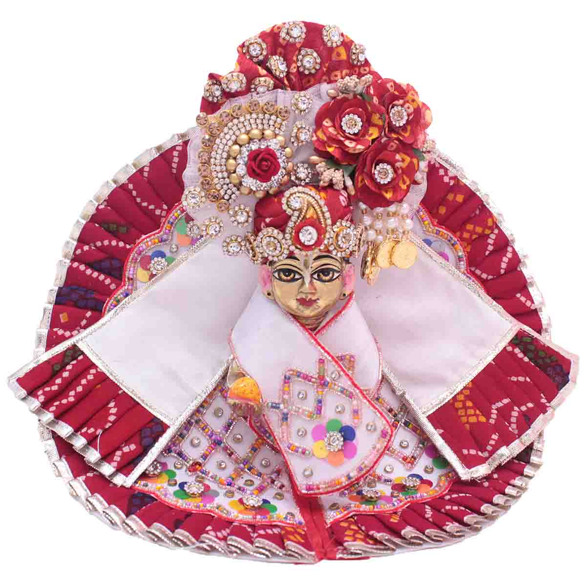 Heavy Multicolor Dress with Pagdi For Kanha ji (Full Set)