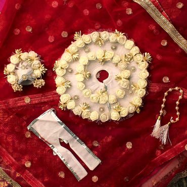 Sharad purnima special white laddu gopal dress