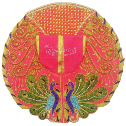 Beautiful Peacock Design Heavy Dress For Laddu Gopal