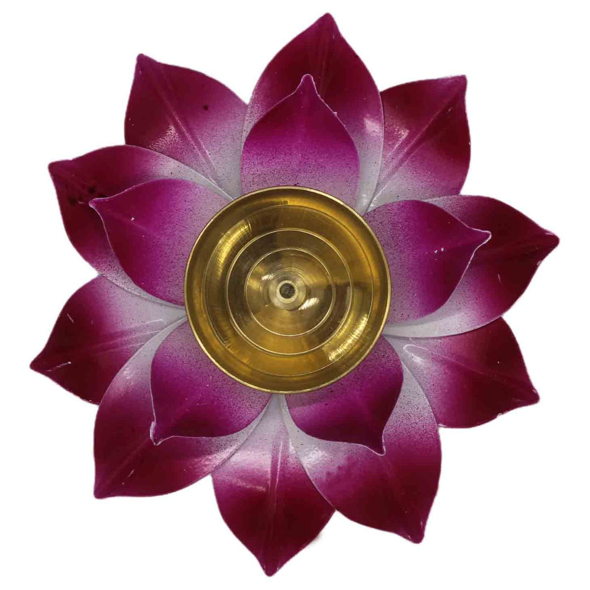 Flower shape Pink Diya For Home/Temple Decoration