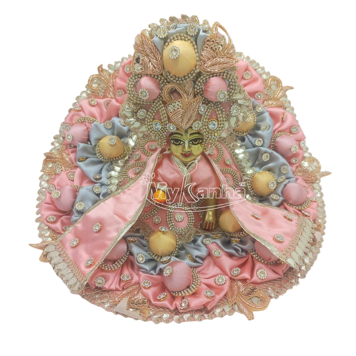 Buy Generic Pack of 1 Pcs Laddu Gopal Dress with Jewelry Set and Saafa for  Lord Shri Krishna, Laddu Gopal Poshak #Laddugopal833(3 Number) Online at  Low Prices in India - Amazon.in