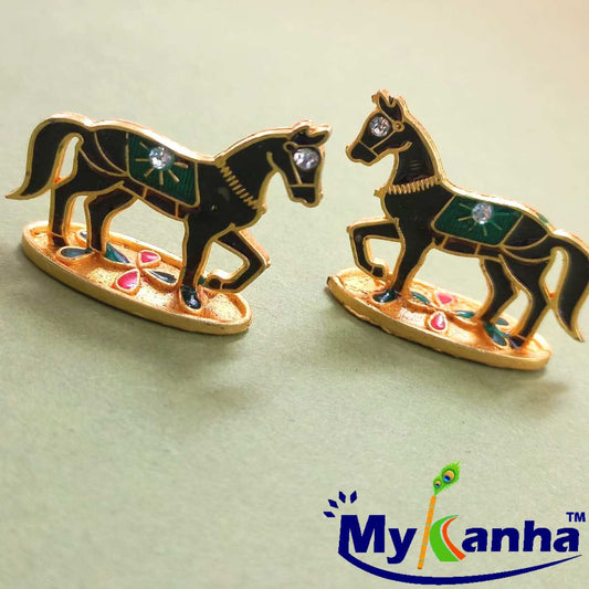 Horse Toy pair for temple decoration