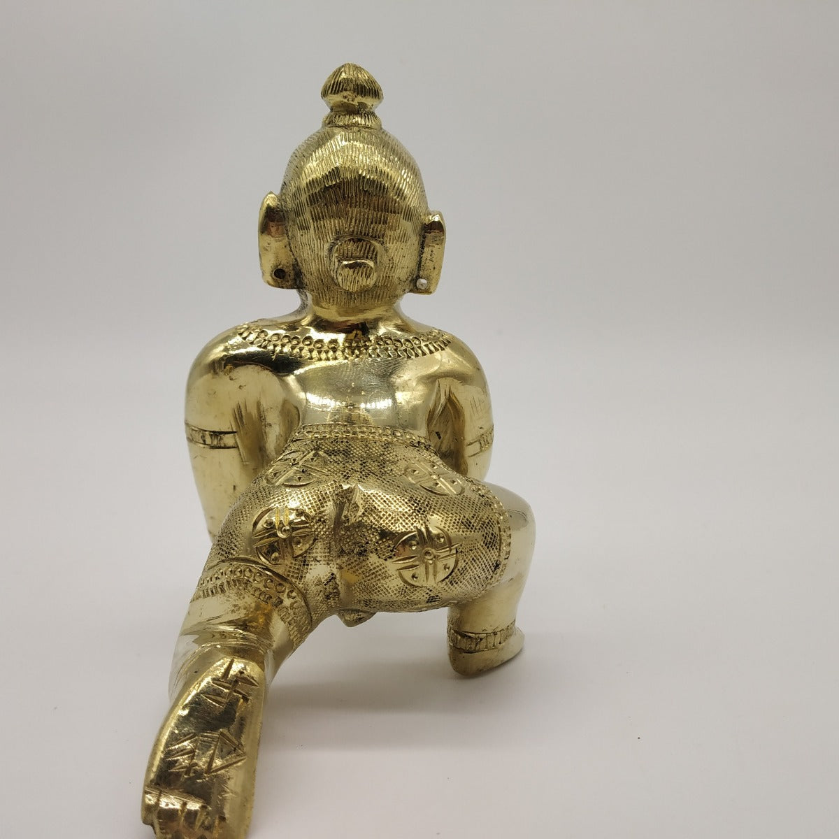 Kanha Ji- Designer  Laddu Gopal Statue Pital Brass Murti -6