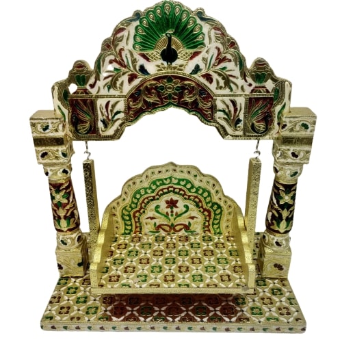 Peacock Printed Jhoola For Laddu Gopal (Upto 6 Number)