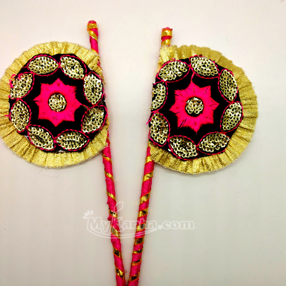 Laddu Gopal Circular Designer Pankha