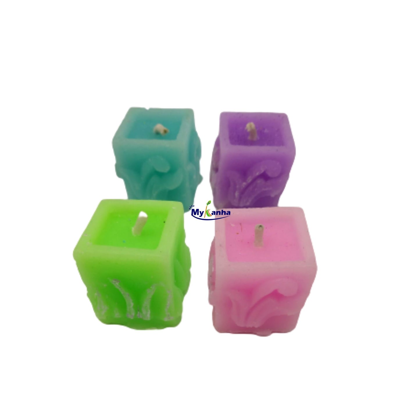 Tulsi Design Candle For Tulsi Plant (12 piece)