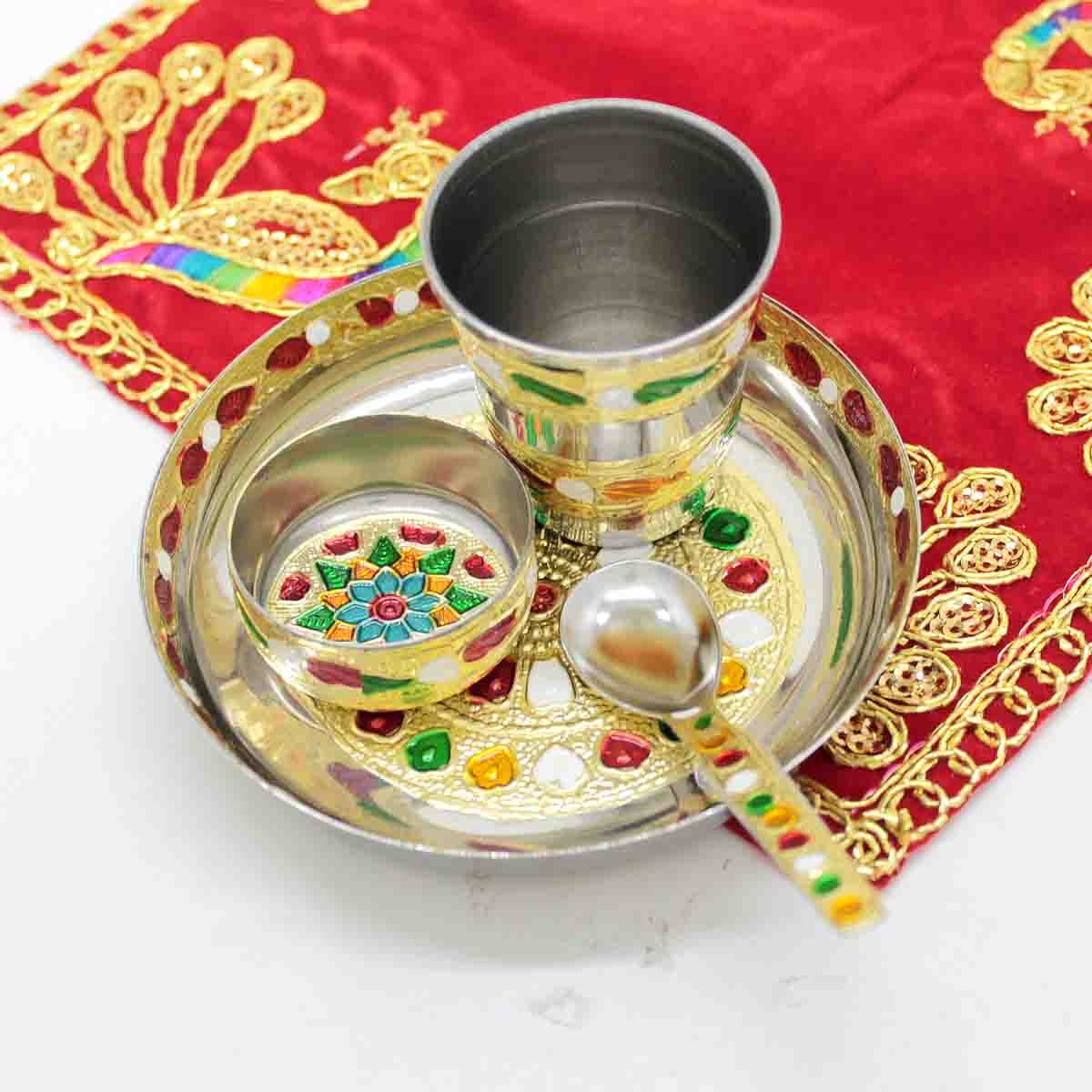 Crockery Set For  Laddu Gopal Ji 