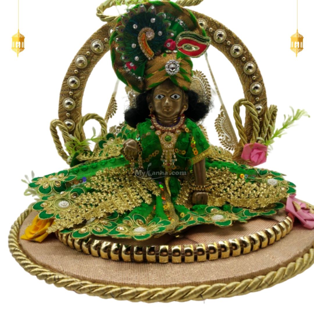 Laddu Gopal  Singhasan Bed Online