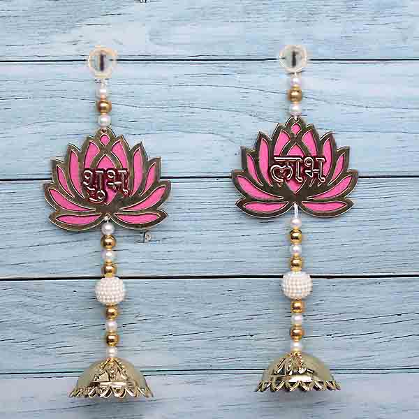 Shubh Labh for Home Decor - Set of 2 (7 Inch)