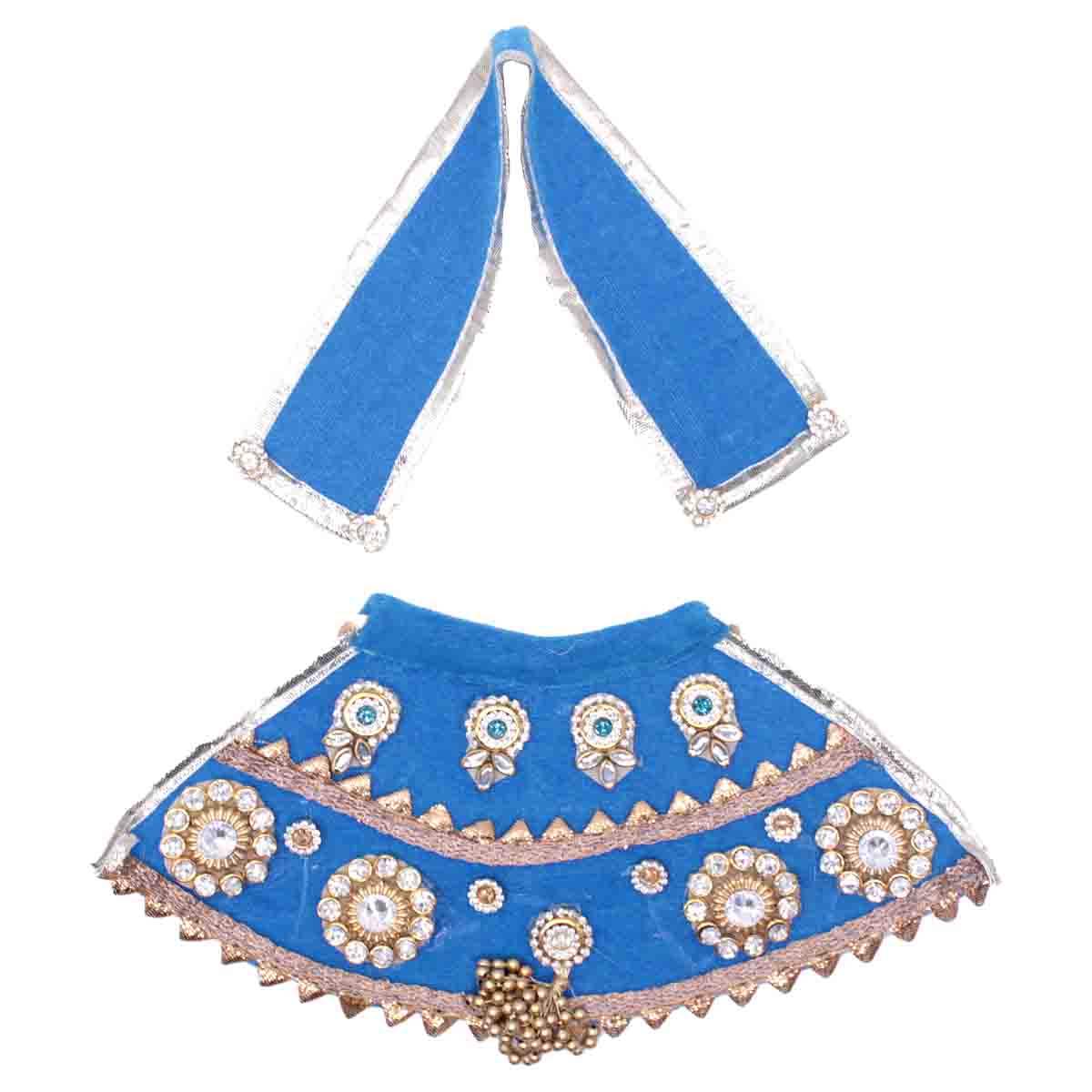 Mata rani decorated Blue Dresses 