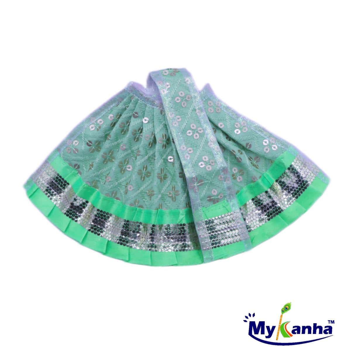 Decorated Summer Lehenga Patka Dress for Mata Rani
