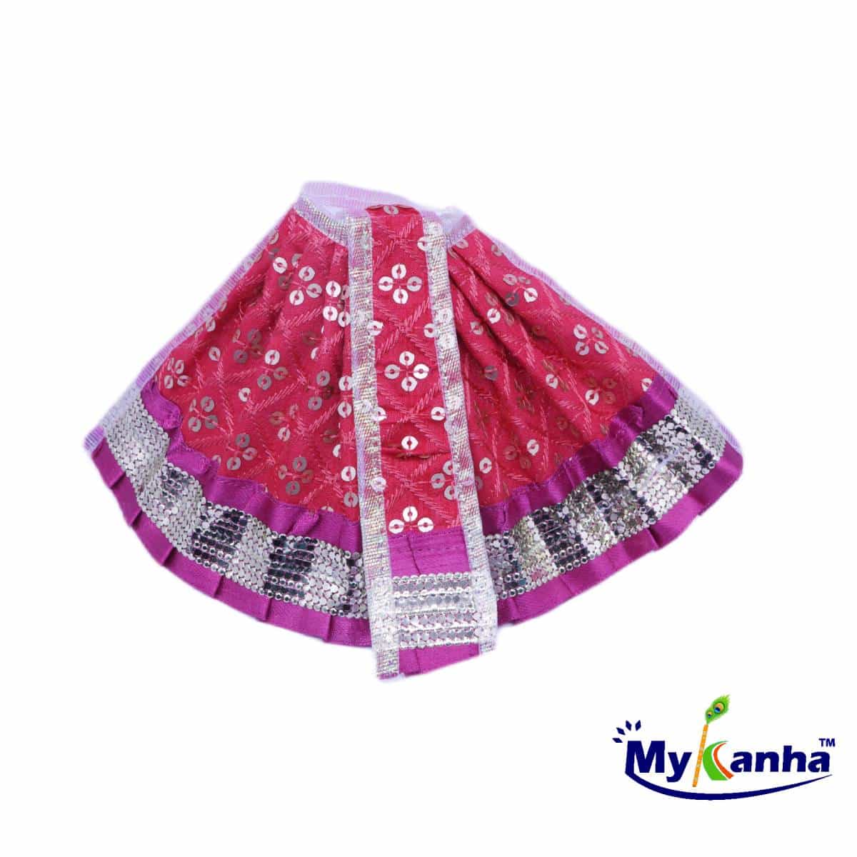 Decorated Summer Lehenga Patka Dress for Mata Rani