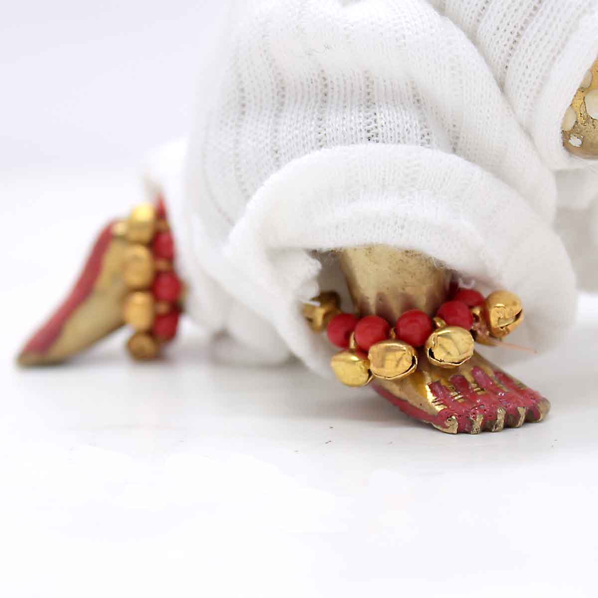 Beautiful Red Payal For Laddu Gopal ji