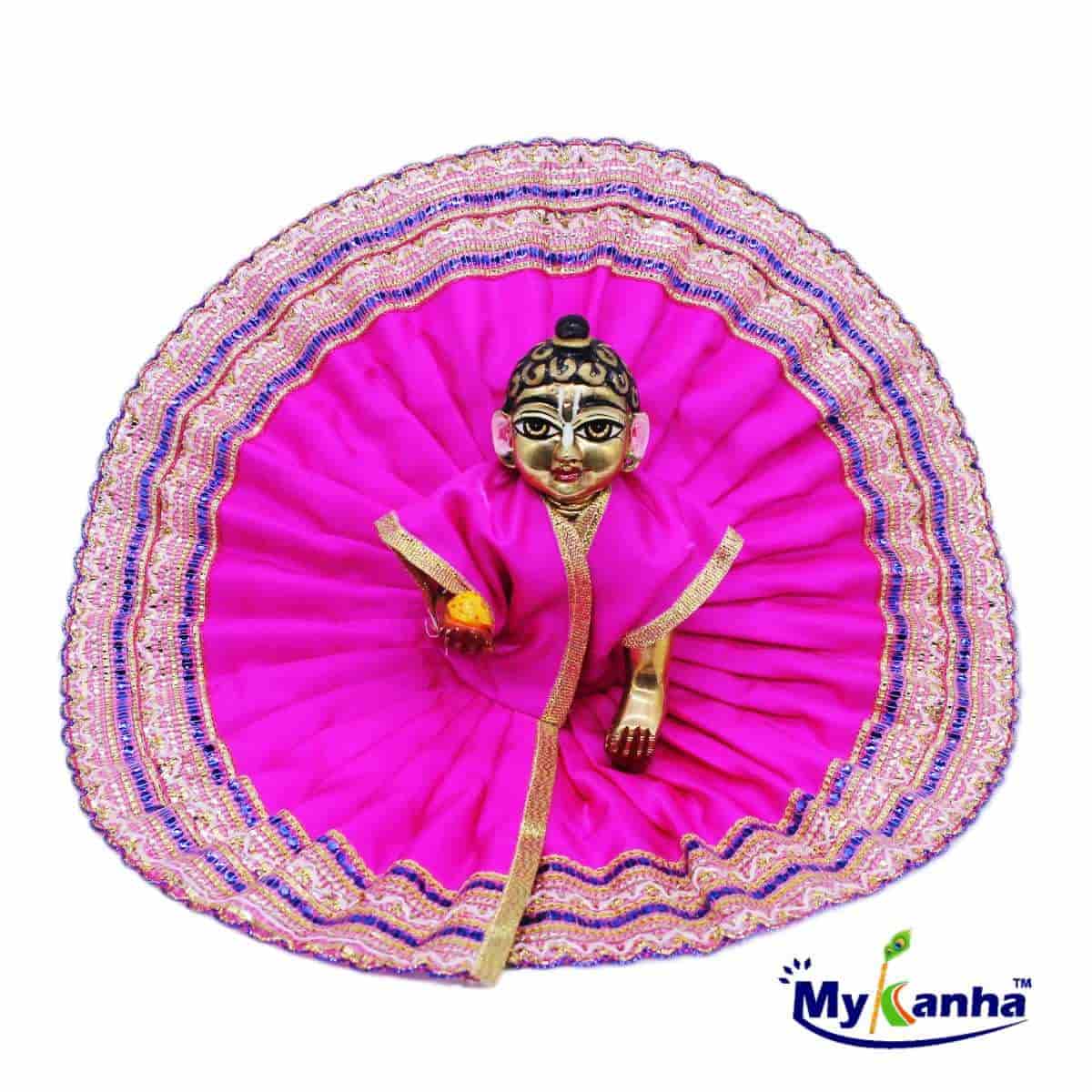 Pink Designer Dress for Laddu Gopal