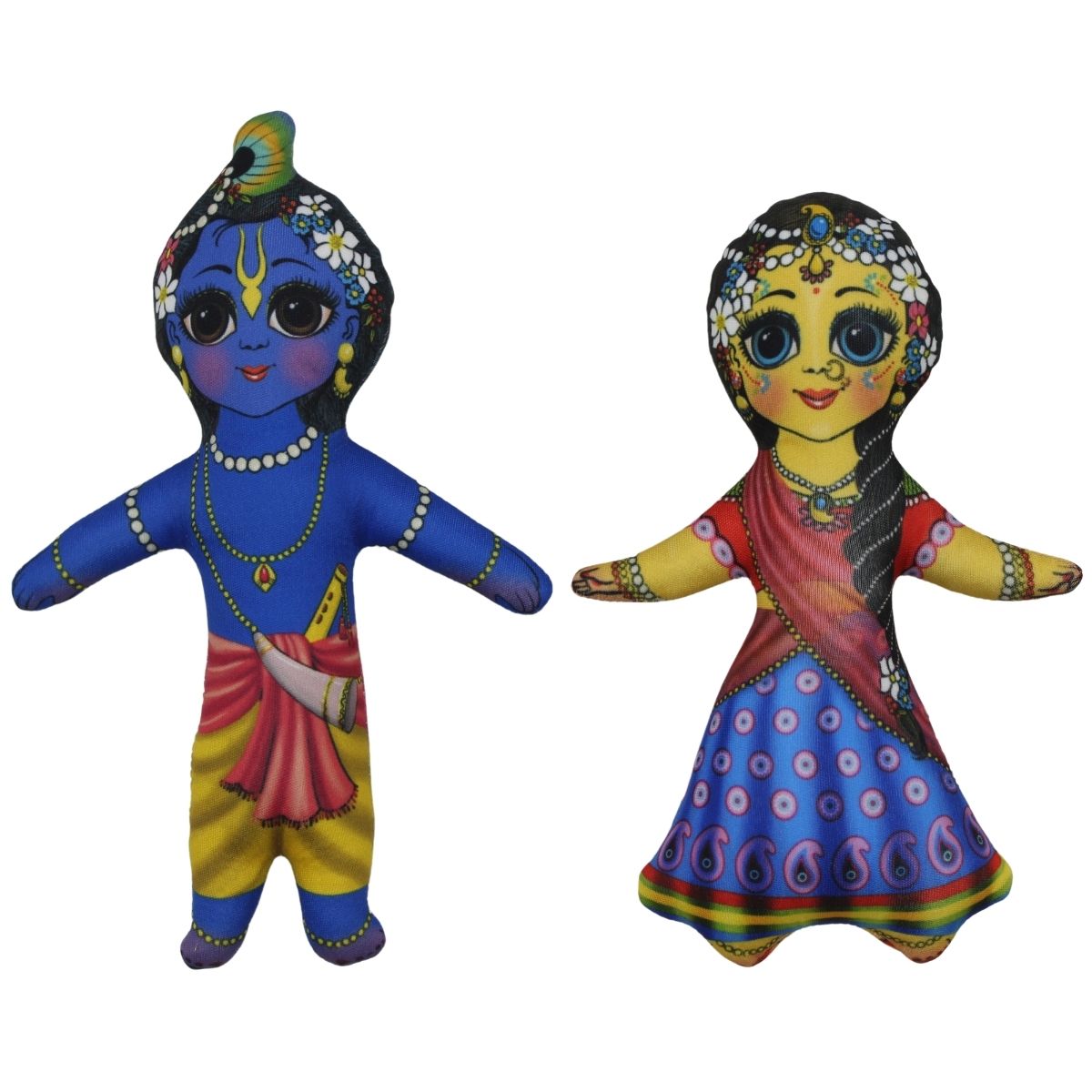 Radha Krishna Soft and Fluffy Toy For Decoration