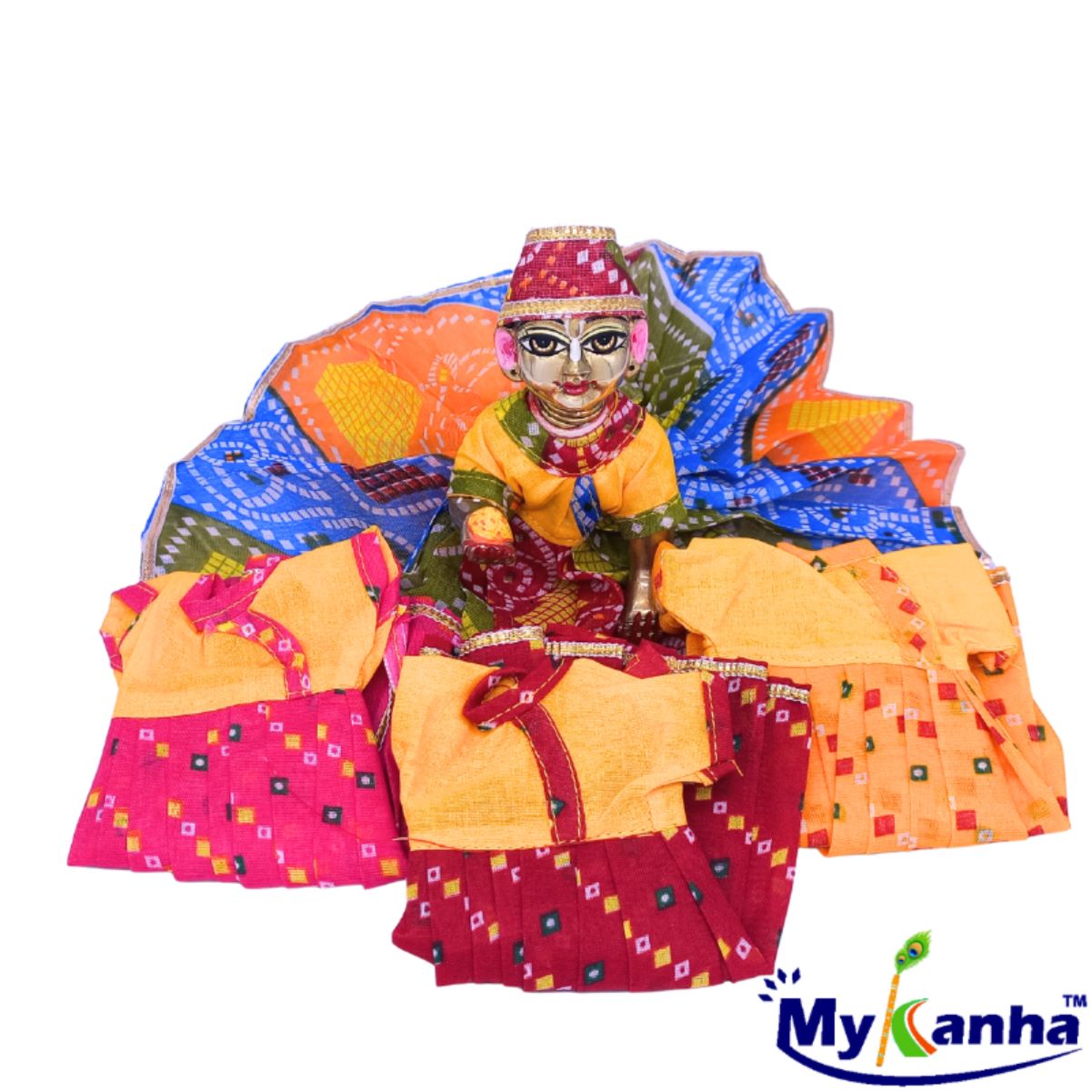 Rajasthani style dress for Laddu Gopal Ji