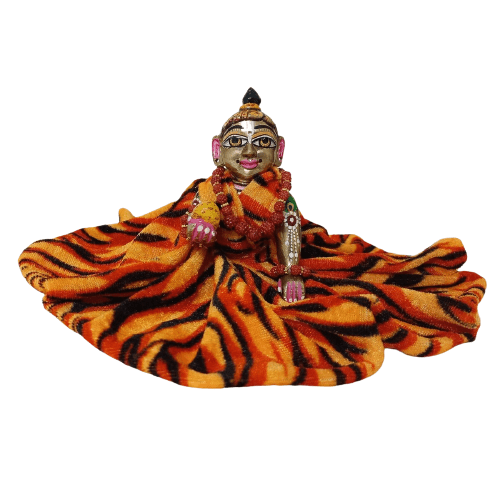 Shivratri Special Baghambar Pattern Dress For Laddu Gopal ji