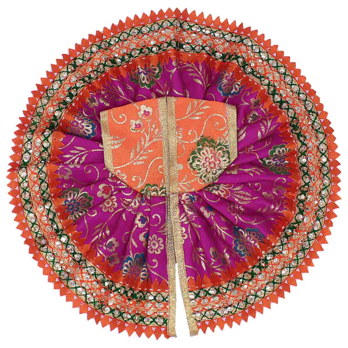 Sitara Decorated Purple Dress For Thakur ji