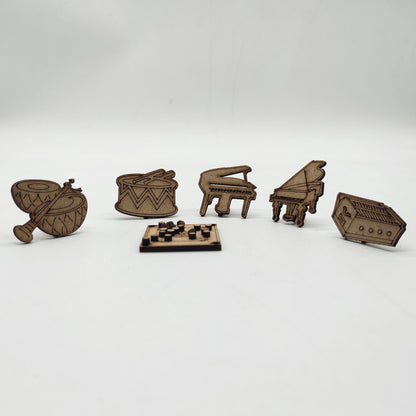 Musical Instrument Toys For Laddu Gopal (5 Piece)