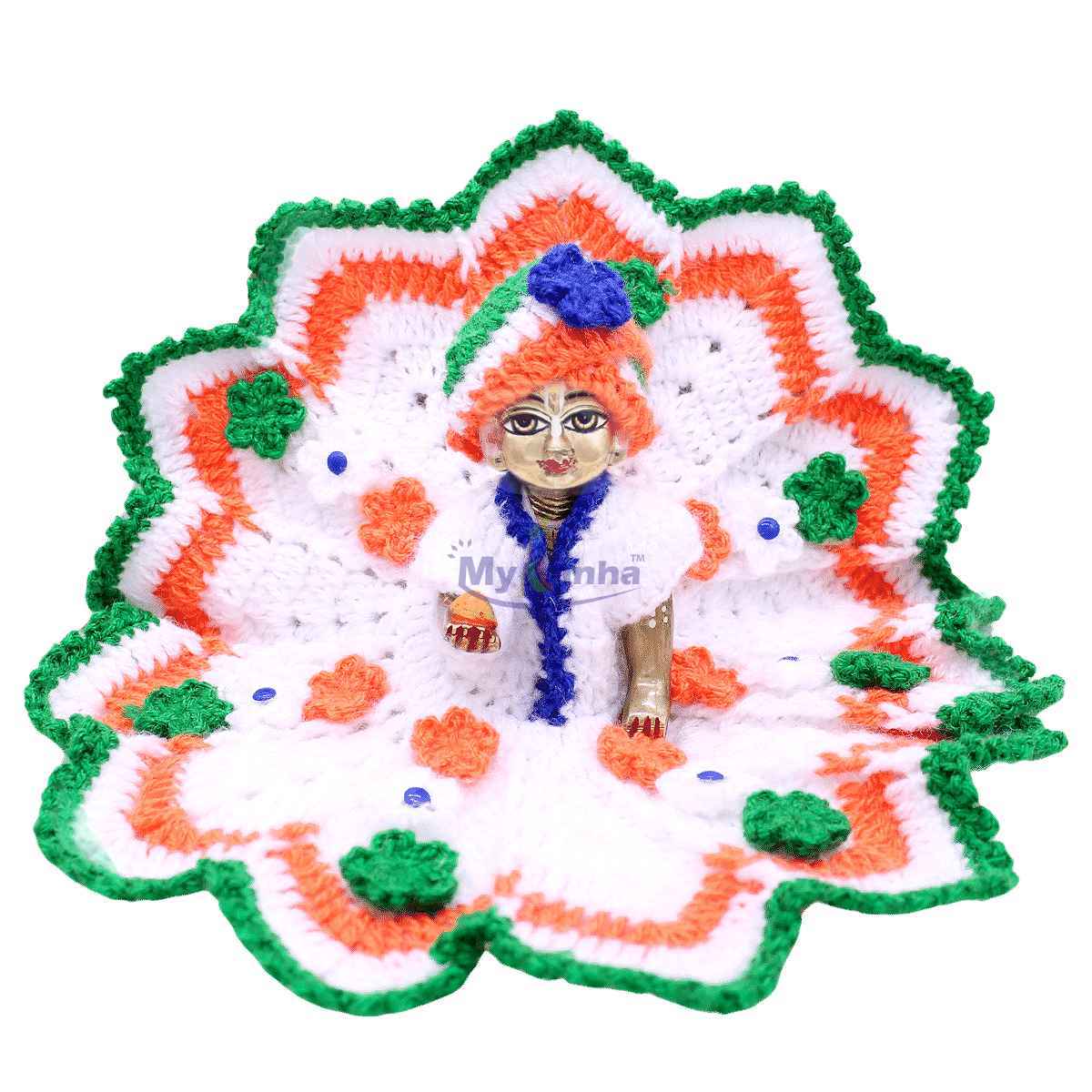 Indian Traditional Laddu Gopal Woolen Dress With Cap Assorted Color Size 1  | eBay